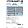 SONY DCRTRV380 Service Manual cover photo