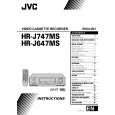 JVC HR-J647MS Owner's Manual cover photo