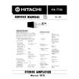 HITACHI HA7700 Service Manual cover photo
