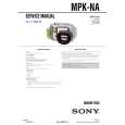 SONY MPKNA Service Manual cover photo