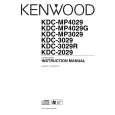 KENWOOD KDC-MP4029 Owner's Manual cover photo