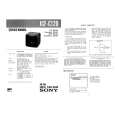 SONY ICFC120 Service Manual cover photo