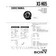 SONY XSH505 Service Manual cover photo