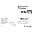 PIONEER DEHP723 Owner's Manual cover photo