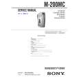SONY M200MC Service Manual cover photo