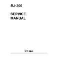 CANON BJ-200 Service Manual cover photo
