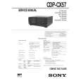 SONY CDPCX57 Service Manual cover photo