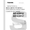 TOSHIBA SDV291C Service Manual cover photo