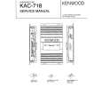 KENWOOD KAC7l8 Service Manual cover photo