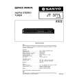 SANYO JT 377L Service Manual cover photo