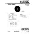 SONY XS-E1062 Service Manual cover photo