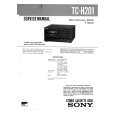 SONY TC-H201 Service Manual cover photo