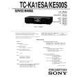SONY TC-KA1ESA Service Manual cover photo