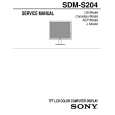 SONY SDMS204 Service Manual cover photo