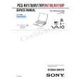 SONY PCGNV170 Service Manual cover photo