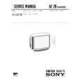 SONY KVX2573B Service Manual cover photo
