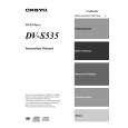 ONKYO DVS535 Owner's Manual cover photo