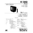 SONY KV20V50 Service Manual cover photo
