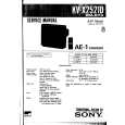 SONY KVX2521 Service Manual cover photo
