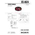 SONY XS-4624 Owner's Manual cover photo