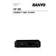 SANYO CP59 Owner's Manual cover photo