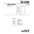 SONY SS-A309 Service Manual cover photo