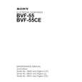 SONY BVF-55 Service Manual cover photo