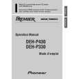 PIONEER DEH-P430 Owner's Manual cover photo