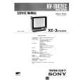 SONY KV1882EC Service Manual cover photo