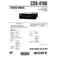 SONY CDX4160 Service Manual cover photo