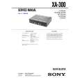 SONY XA300 Service Manual cover photo