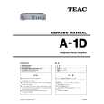TEAC A-1 D Service Manual cover photo