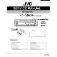 JVC KDGS60 Service Manual cover photo