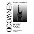 KENWOOD TK-3130 Owner's Manual cover photo