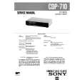 SONY CDP710 Service Manual cover photo