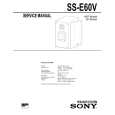 SONY SS-E60V Service Manual cover photo
