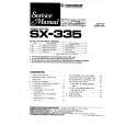 PIONEER SX335 Service Manual cover photo