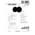 SONY XS3051 Service Manual cover photo