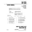 SONY D-133 Service Manual cover photo