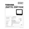 TOSHIBA 258T7G/W Service Manual cover photo
