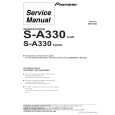 PIONEER S-A330/XJI/E Service Manual cover photo