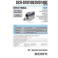 SONY DCRDVD100 Service Manual cover photo