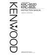 KENWOOD KRC-852D Owner's Manual cover photo