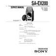 SONY SA-EX200 Service Manual cover photo