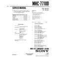 SONY MHC-7710D Service Manual cover photo
