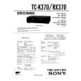 SONY TC-K370 Service Manual cover photo