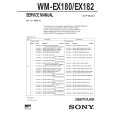 SONY WMEX180 Service Manual cover photo