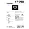 SONY WM-GX622 Service Manual cover photo