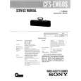 SONY CFSEW60S Service Manual cover photo