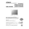 HITACHI CML181SXW Owner's Manual cover photo
